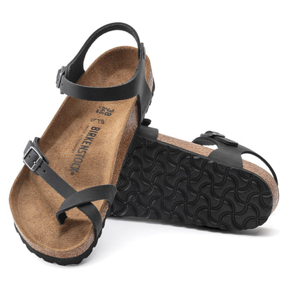 Taormina | Oiled Leather | Black - Sandals - Birkenstock