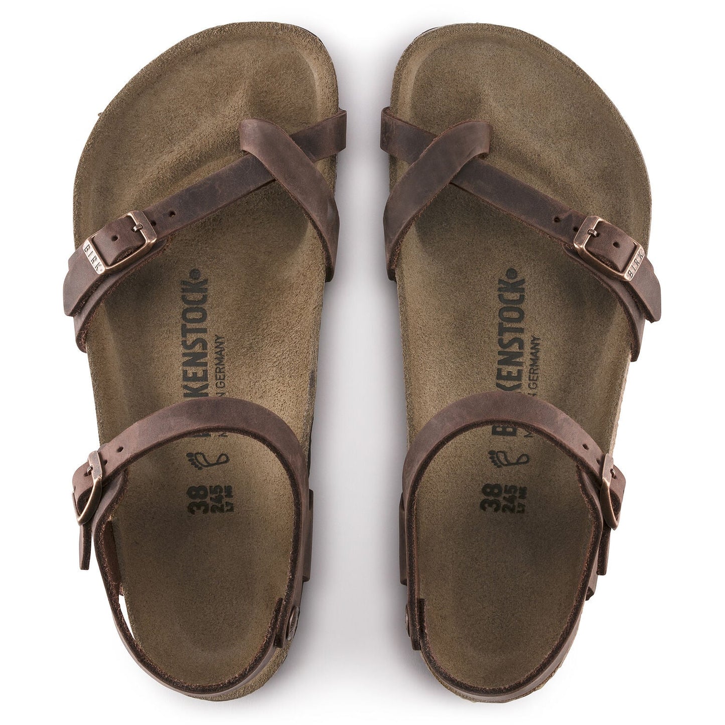 Taormina | Oiled Leather | Habana Brown - Sandals - Birkenstock