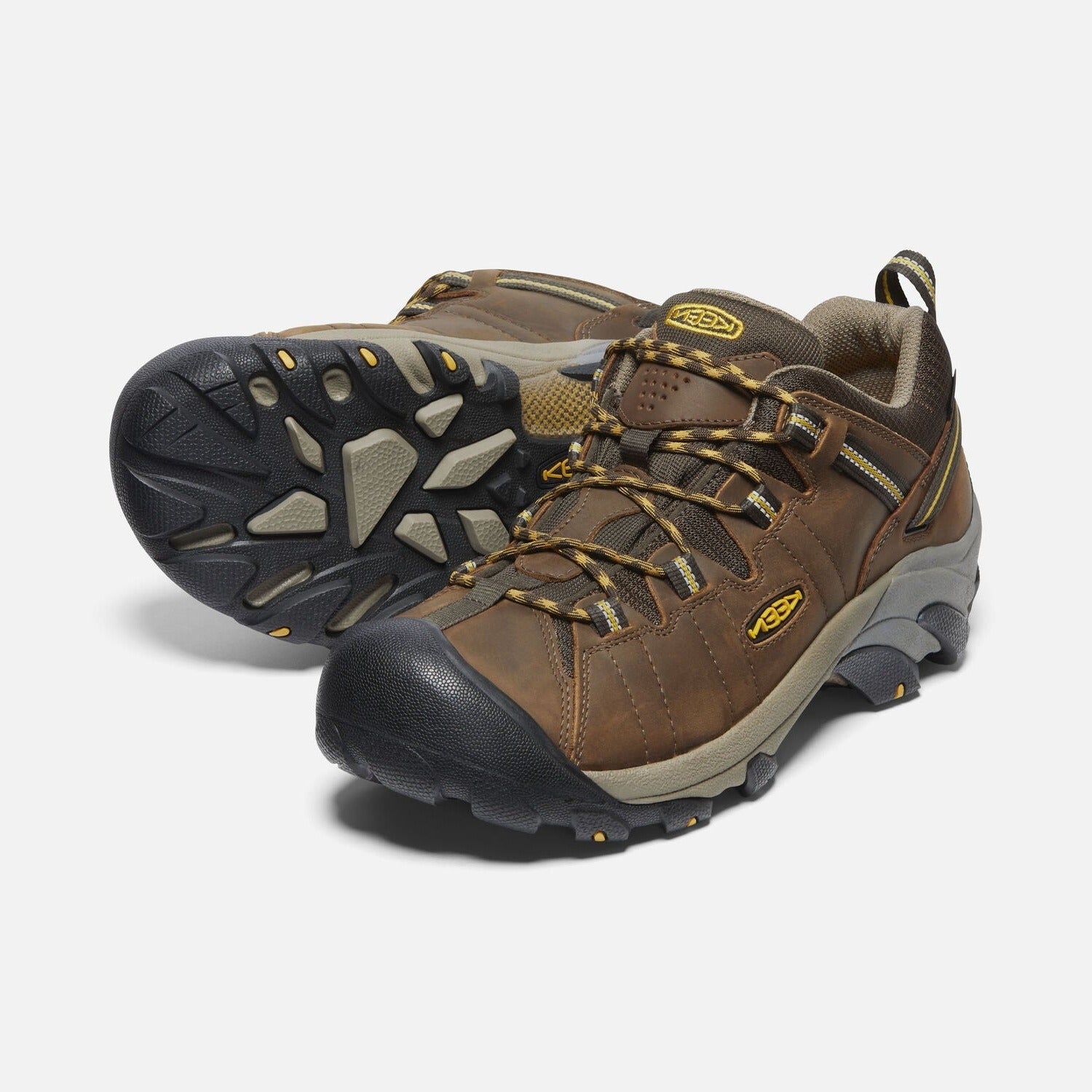 Targhee II Waterproof | Men's | Leather | Cascade Brown/Golden Yellow - Shoe - Keen