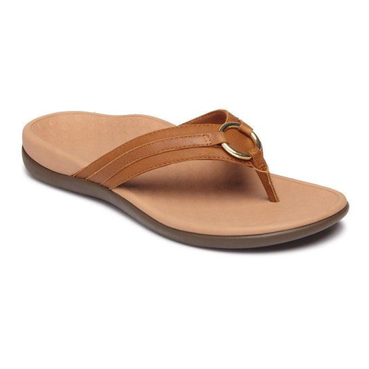 Tide Aloe | Mocha Leather - Sandals - Vionic