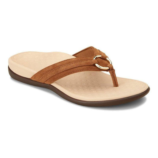 Tide Aloe | Toffee Leather - Sandals - Vionic