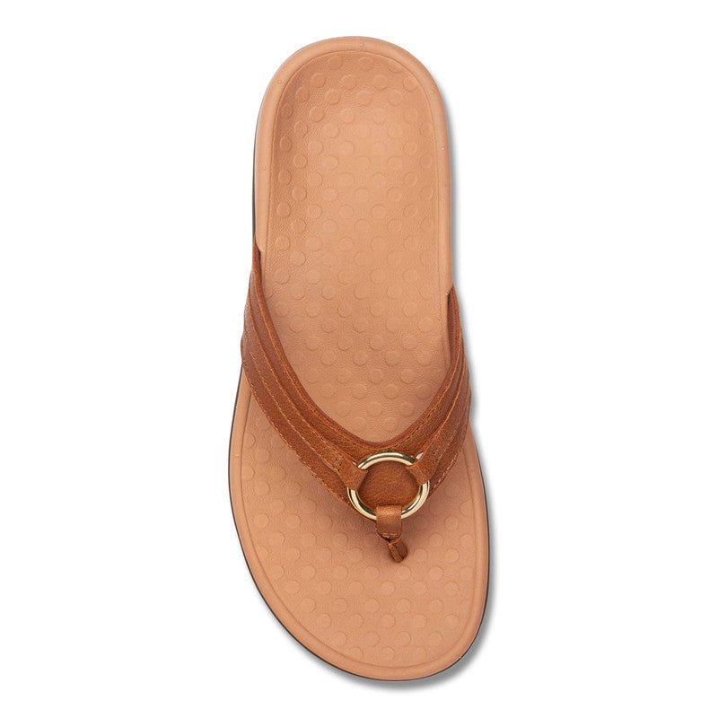 Tide Aloe | Toffee Leather - Sandals - Vionic