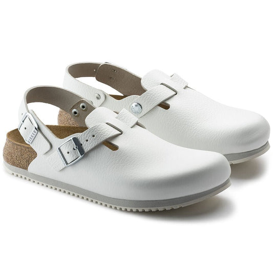 Tokyo Super Grip | Leather | White - Clog - Birkenstock