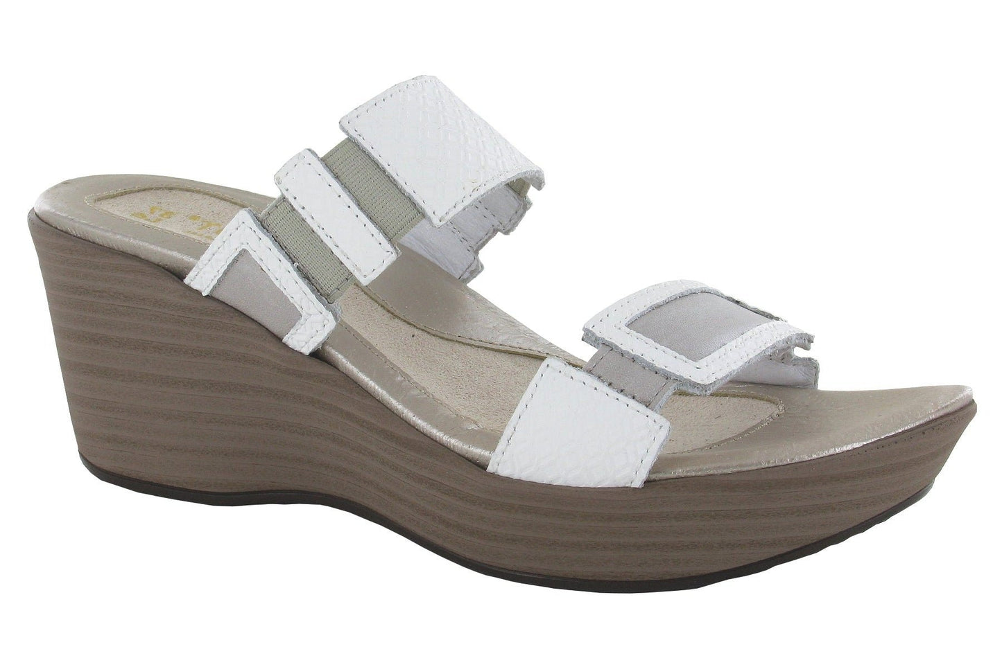 Treasure | Leather | White Diamond/Quartz - Sandals - Naot