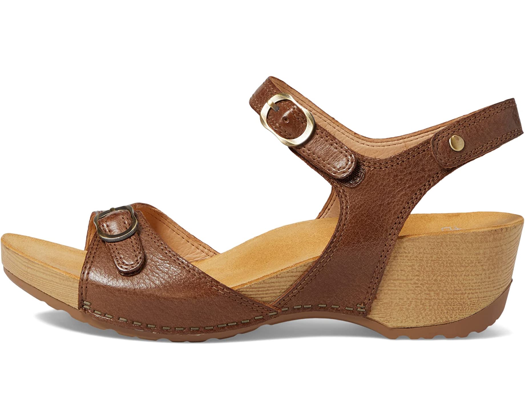 Tricia Milled Burnished Brown Birkenstock Midtown