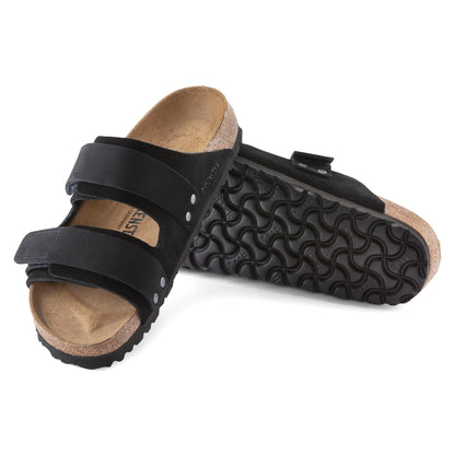 Uji | Suede | Black - Sandals - Birkenstock