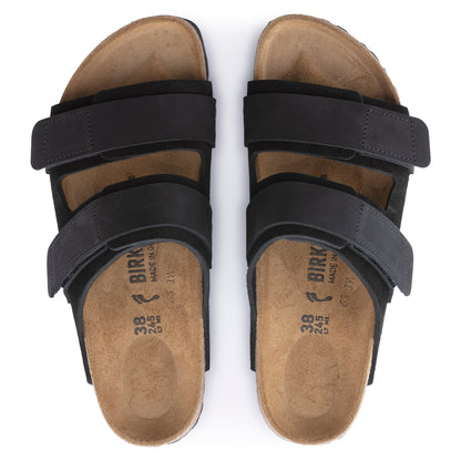 Uji | Suede | Black - Sandals - Birkenstock