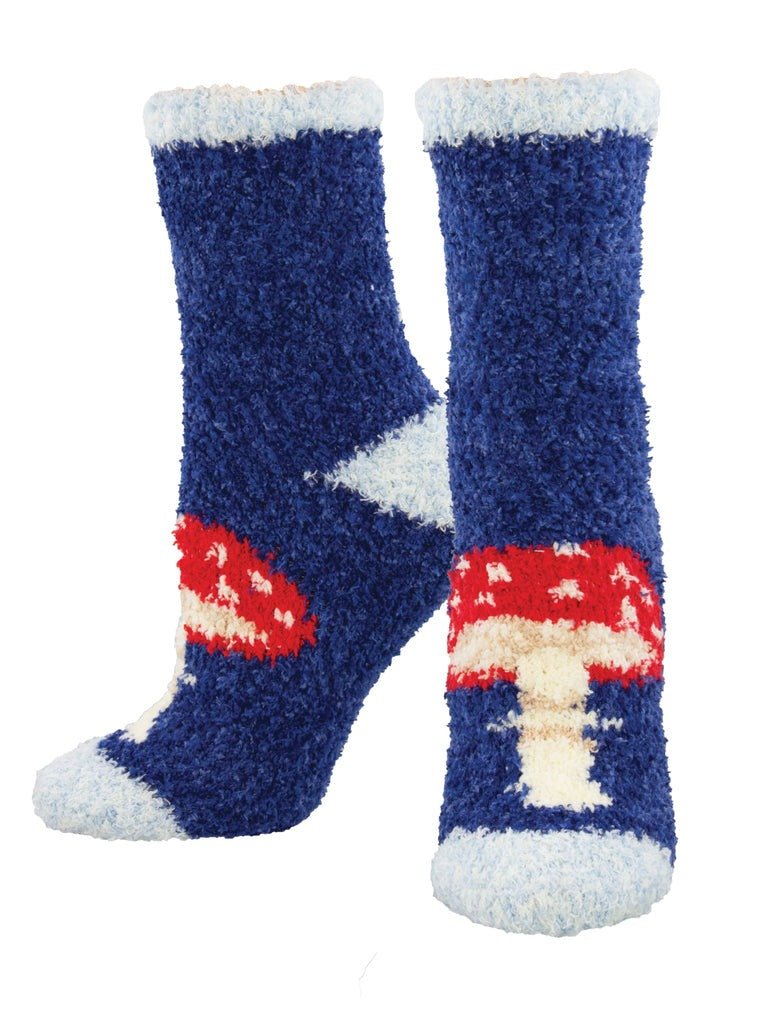 Warm & Cozy Mighty Mushroom | Navy - Socks - Socksmith