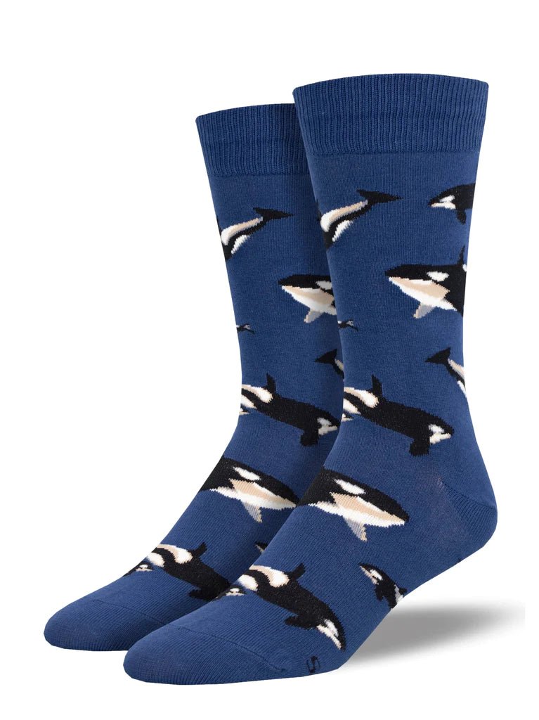 Whale Hello There | Blue - Socks - Socksmith