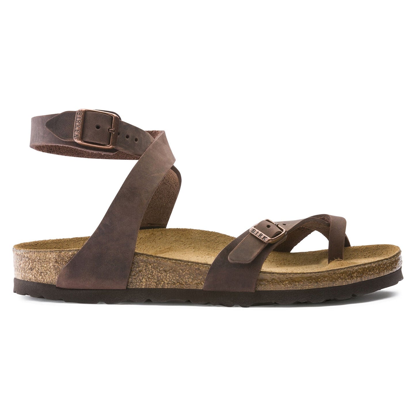 Yara | Oiled Leather | Habana Brown - Sandals - Birkenstock