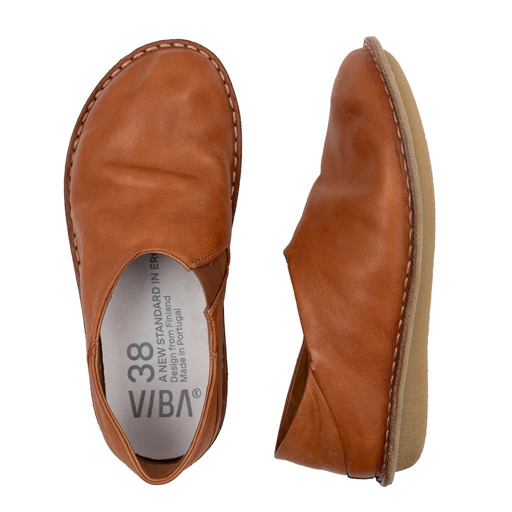 Zuma | Leather | Cognac Brown - Shoe - VIBAe